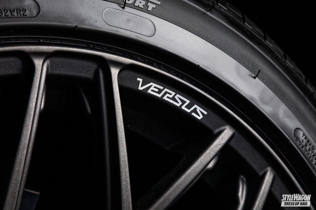 「RAYSテクノロジーとVERSUSデザインの超融合！「VERSUS VV25M」は、凛と佇むスポーツメッシュの新基軸！【魅せるホイール for トヨタ・80ハリアー】」の8枚目の画像