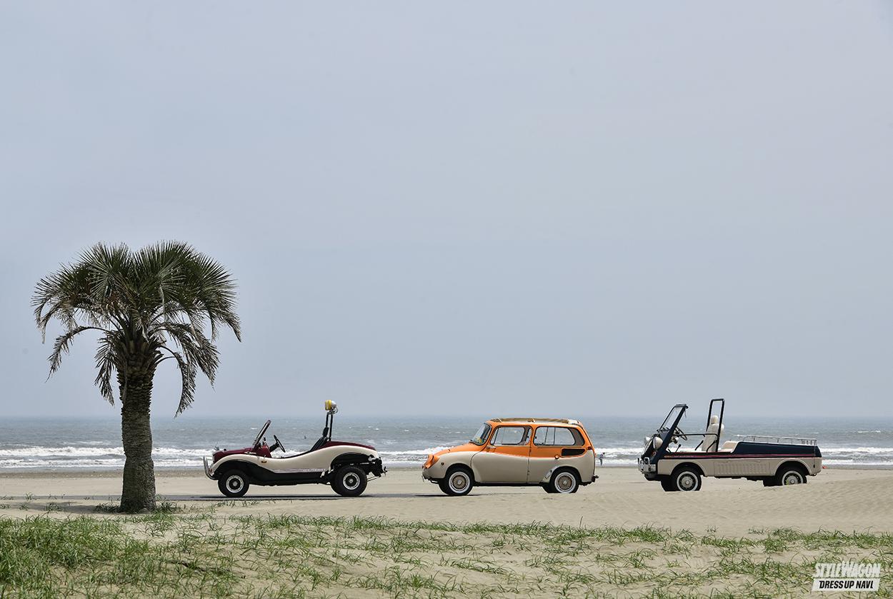 「コンパクト＆レアな360㏄の軽自動車を、海が似合う爽やかなスタイルにアレンジ したら、めちゃくちゃカッコ良かった！【FAFビーチカーシリーズ】」の1枚目の画像