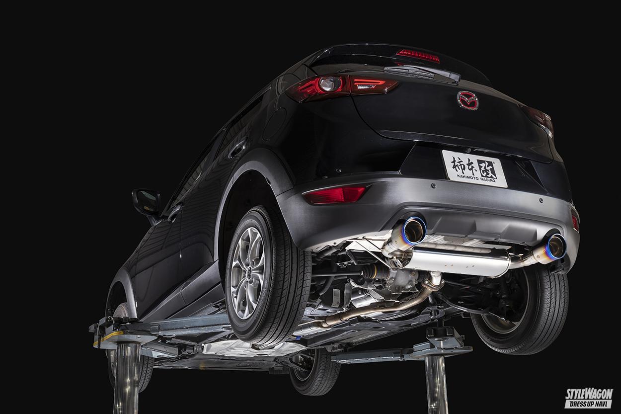 マツダ3 レッグスポーツ チタンマフラー LEG MOTOR SPORT クラブ