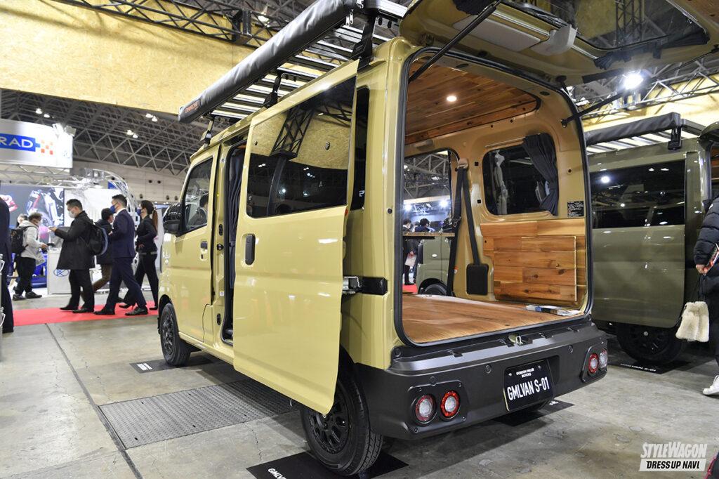 えっ、コレがダイハツ・ハイゼットカーゴなの? ゴードンミラーモータースのカスタムコンプリートカーは、アウトドア映え確実です!|TAS2023 ...