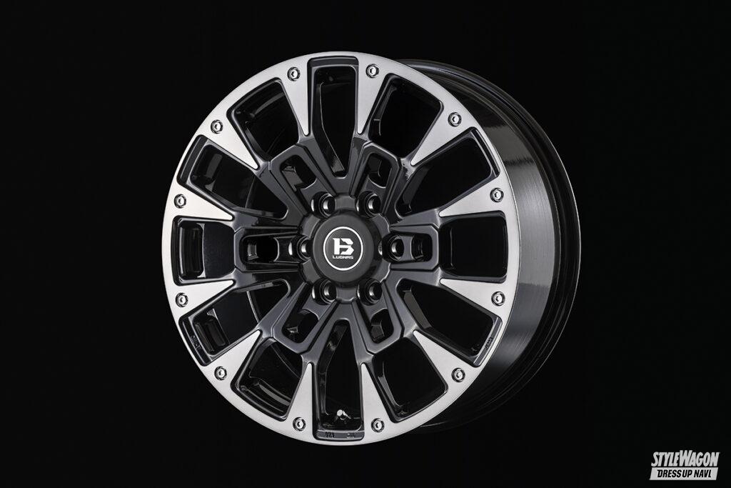 「2×6パワースポークの最新モデル『B-LUGNAS BRD』は、 ラギットな足元魅せにマスト【トヨタ・ランクルプラド＆ハイラックス いま履くべき4×4ホイール 17選】」の2枚目の画像