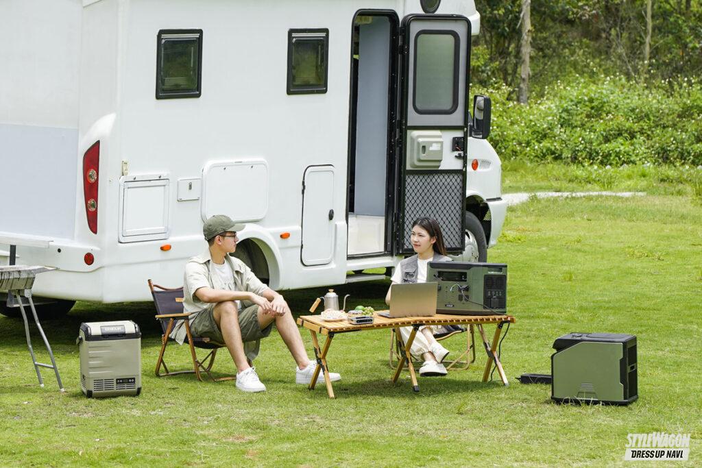 「車中泊でもキャンプでもありがたいっ！  空気を循環させるだけで快適度が違う！  小型だけどパワフルなサーキュレーターがおすすめ」の1枚目の画像