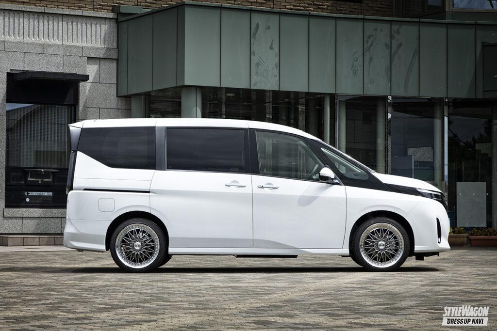 純正車高でバランス良好! C28セレナでホイールを履き比べ【18インチ編】 | スタイルワゴン・ドレスアップナビ