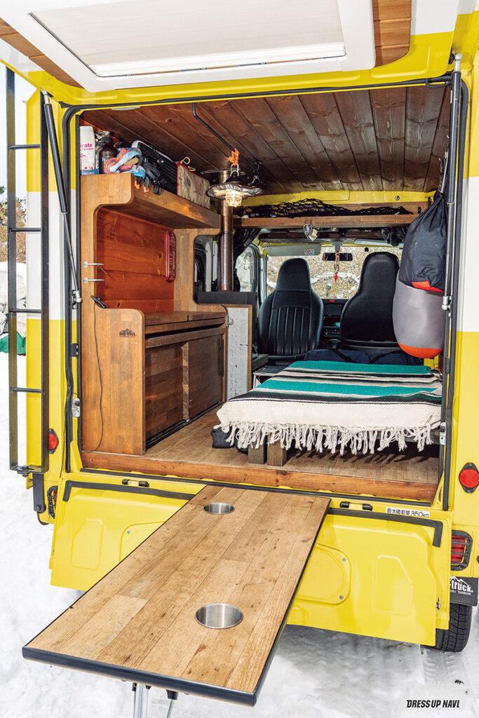 「テント無しで冬の「荷台泊」!?  バグトラックで冬キャンを満喫！」の16枚目の画像