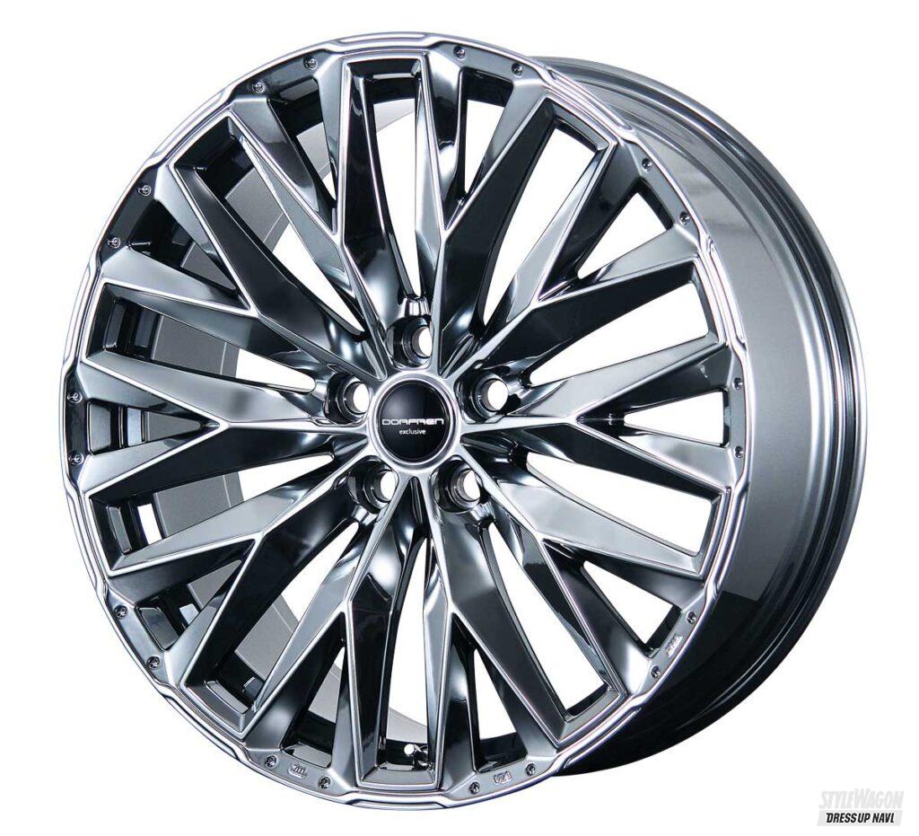 独特な艶やかさも印象的!! アルファードの足元に最適化！ 鋭利な