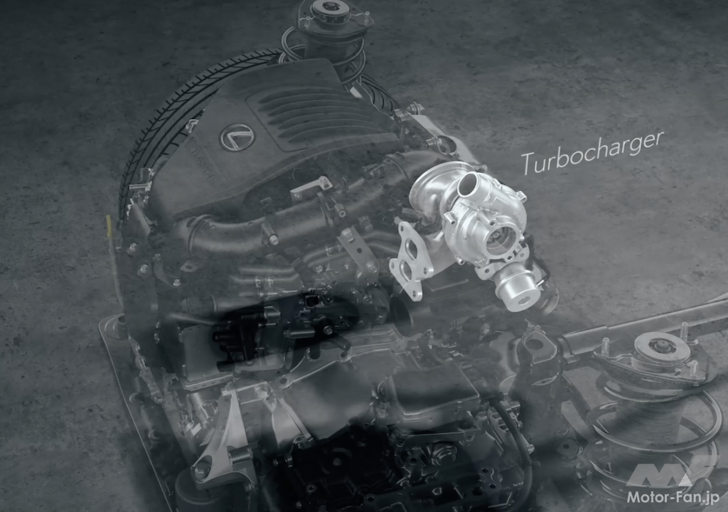 「その名は「T」 新型レクサスNXの新エンジン、2.4ℓ直4DOHC直噴ターボT24A-FTS型とは？」の10枚目の画像