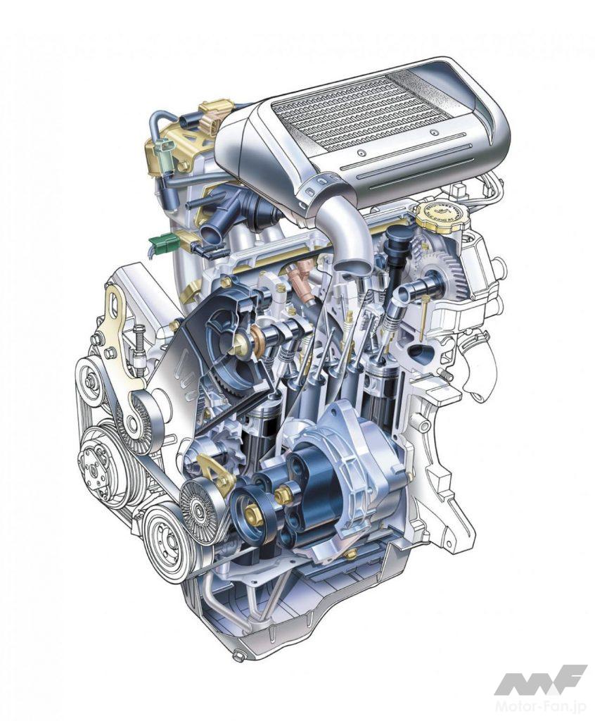 「内燃機関超基礎講座 | 660ccなのに4気筒でスーパーチャージャー！　スバルEN07シリーズ」の7枚目の画像