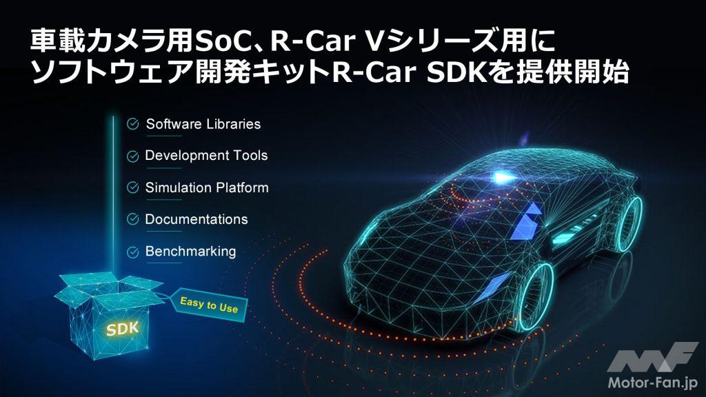 「ルネサス：ADASや自動運転システム向けソフトウェア開発を加速する、R-Car用ソフトウェア開発キットを提供開始」の1枚目の画像