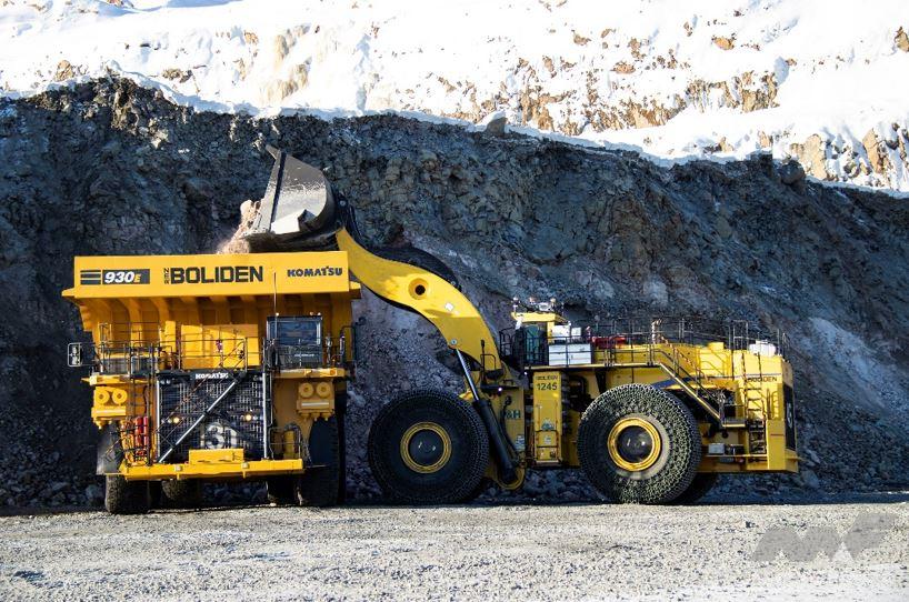 「コマツ：欧州初　Boliden社と共同、アイティク銅鉱山(スウェーデン)へ無人ダンプトラック運行システム（AHS）を導入」の1枚目の画像