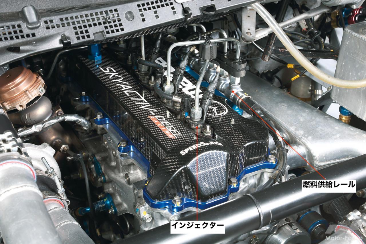 「5000rpmで走るディーゼルレーサーMazda6 SKYACTIV Clean Diesel Racecar［内燃機関超基礎講座］」の7枚目の画像