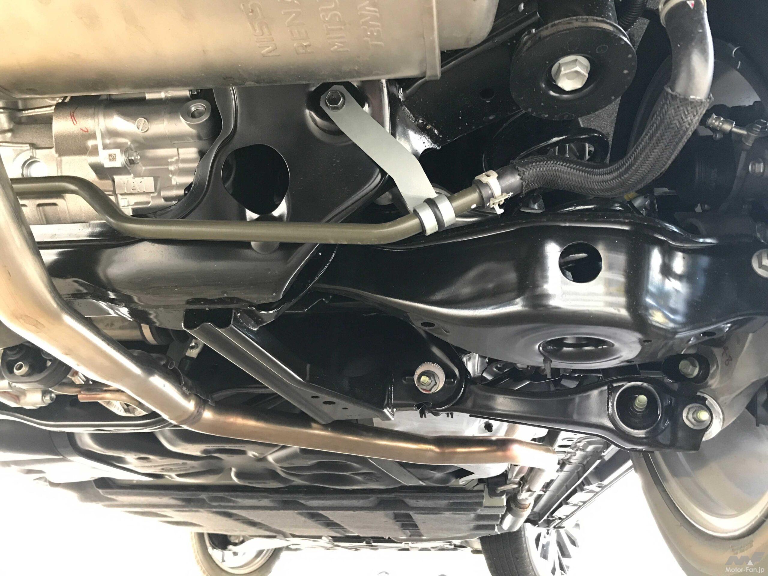 三菱・新型アウトランダーPHEV（GN0W型）のサスペンションを眺めてみる 画像ギャラリー ( 4枚目 / 全13枚 ） ｜ Motor