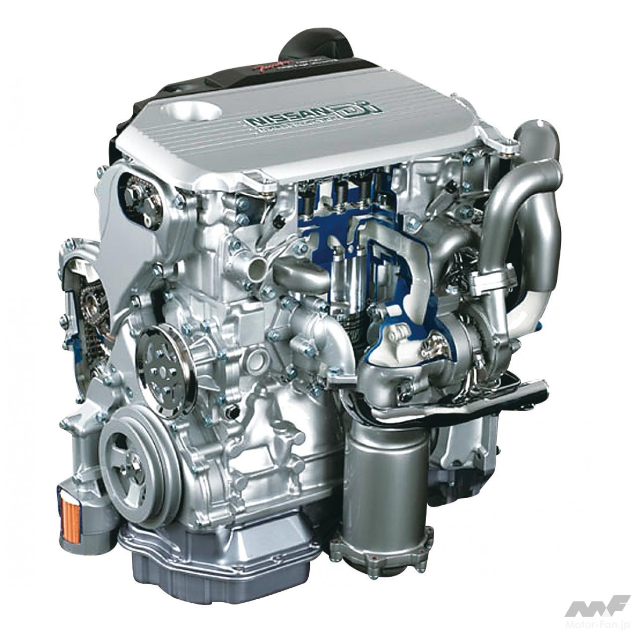 世界で最初にポスト新長期規制をクリアした日産のディーゼルエンジンM9R型とその母体YD25／ZD30型[内燃機関超基礎講座] 画像