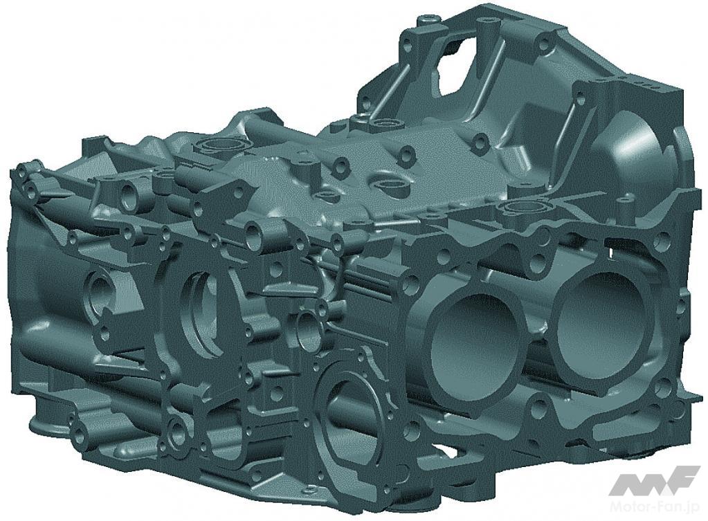 「FB系の前型エンジン スバル・インプレッサに搭載されたEL15型1.5ℓボクサー4はスバル水平対向で初のロングストローク設計［内燃機関超基礎講座］」の4枚目の画像