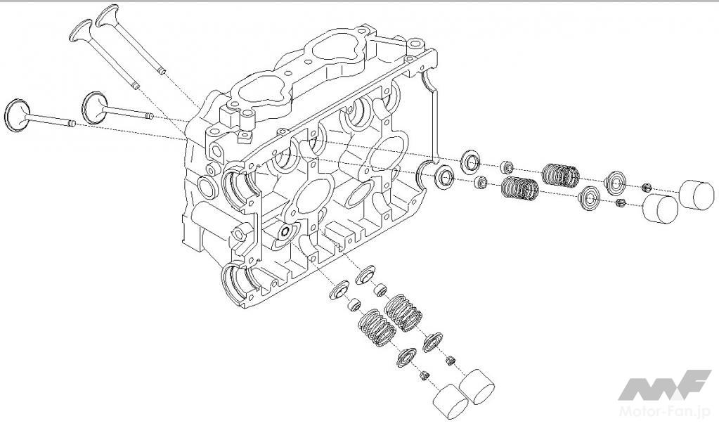 「FB系の前型エンジン スバル・インプレッサに搭載されたEL15型1.5ℓボクサー4はスバル水平対向で初のロングストローク設計［内燃機関超基礎講座］」の6枚目の画像