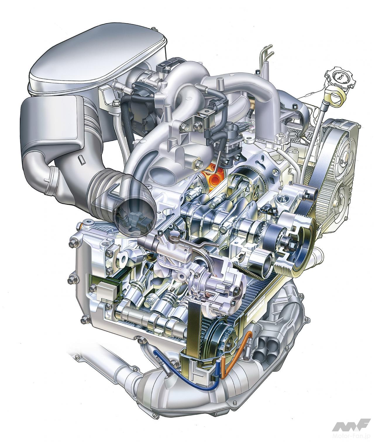 FB系の前型エンジン スバル・インプレッサに搭載されたEL15型1.5ℓ