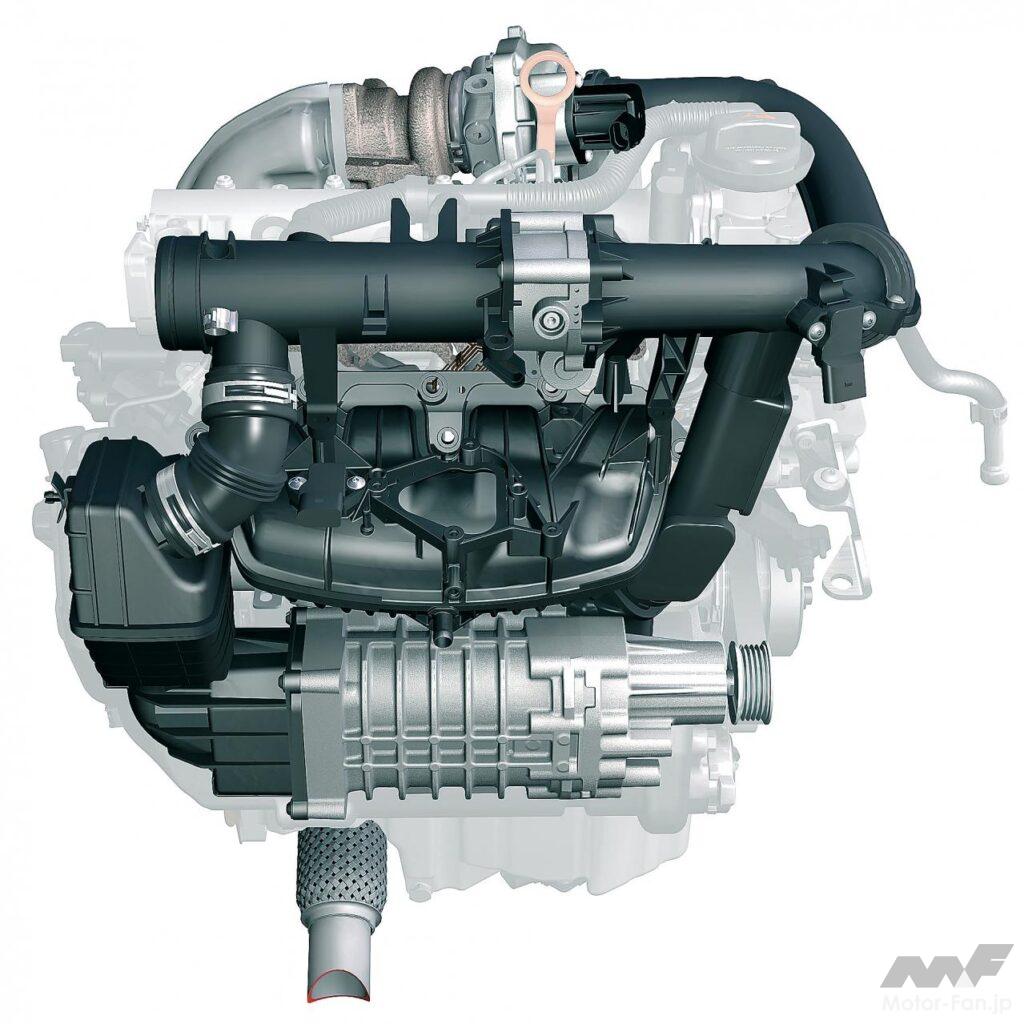 「VW初代TSI［EA111］スーパーチャージャー＋ターボチャージャーのダブル過給［内燃機関超基礎講座］」の1枚目の画像