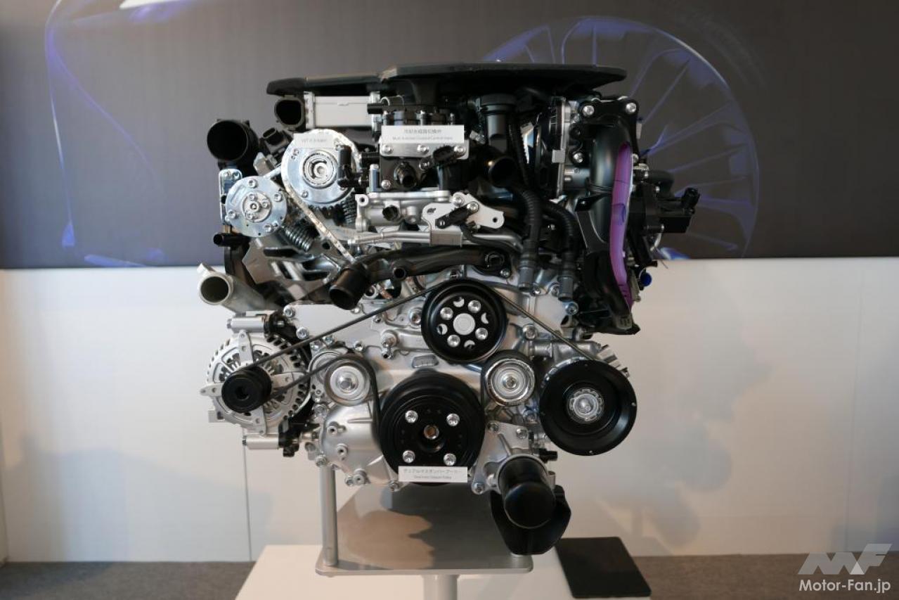 レクサスLSの3.5ℓターボ［V35A-FTS］「V6なのにロングストローク」とは 