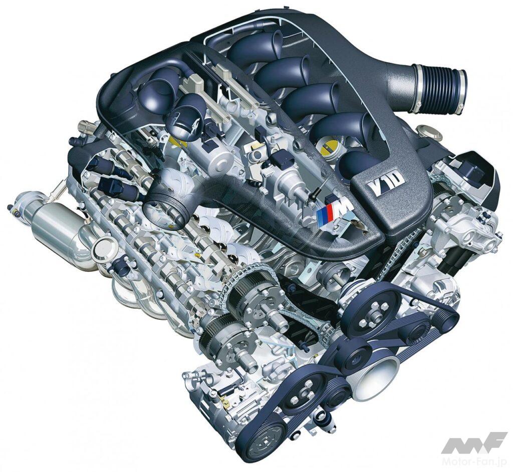 「BMW・MのV10-5.0ℓ［S85B50］夾雑物を一切排した自然吸気の高回転追求エンジン［内燃機関超基礎講座］」の1枚目の画像