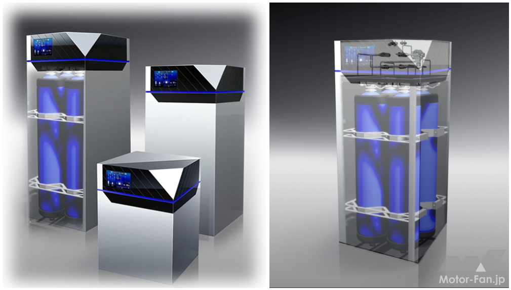 「トヨタ：樹脂製高圧水素タンクを活用した貯蔵モジュールを開発」の2枚目の画像