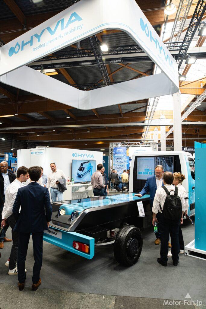 「【海外技術情報】ルノー：HYVIAが2022年中頃に市販予定の軽量商用水素自動車ルノー『マスターシャーシキャブH2-TECH』のプロタイプを展示」の3枚目の画像