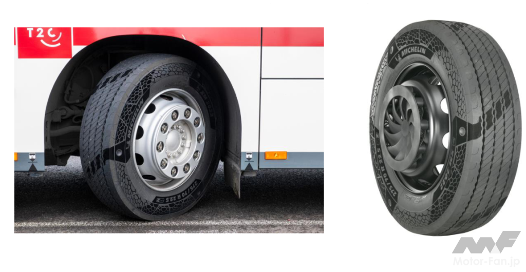 「ミシュラン：サステナブル素材を45%・58%保有する公道走行タイヤを発表」の2枚目の画像