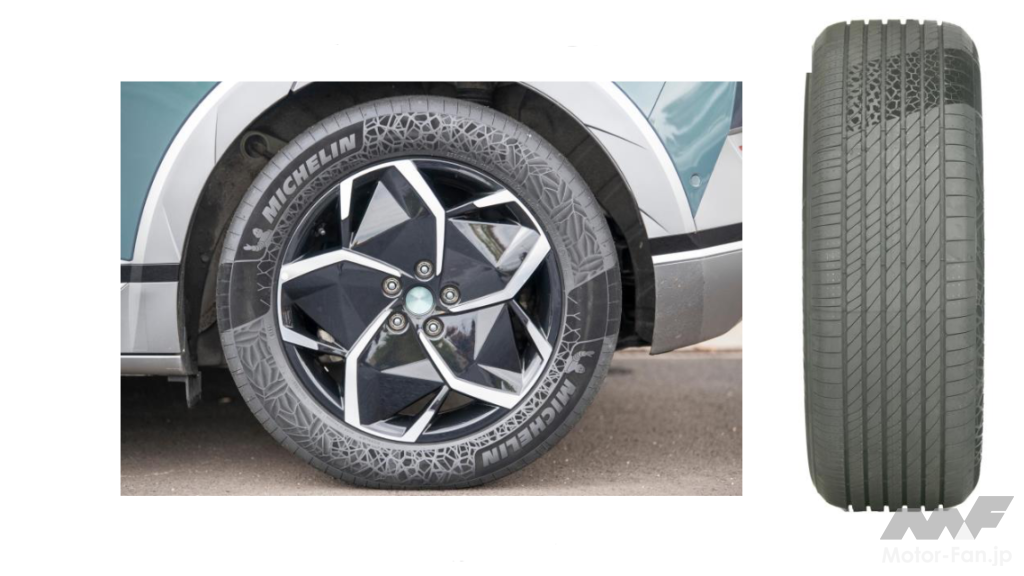 「ミシュラン：サステナブル素材を45%・58%保有する公道走行タイヤを発表」の1枚目の画像