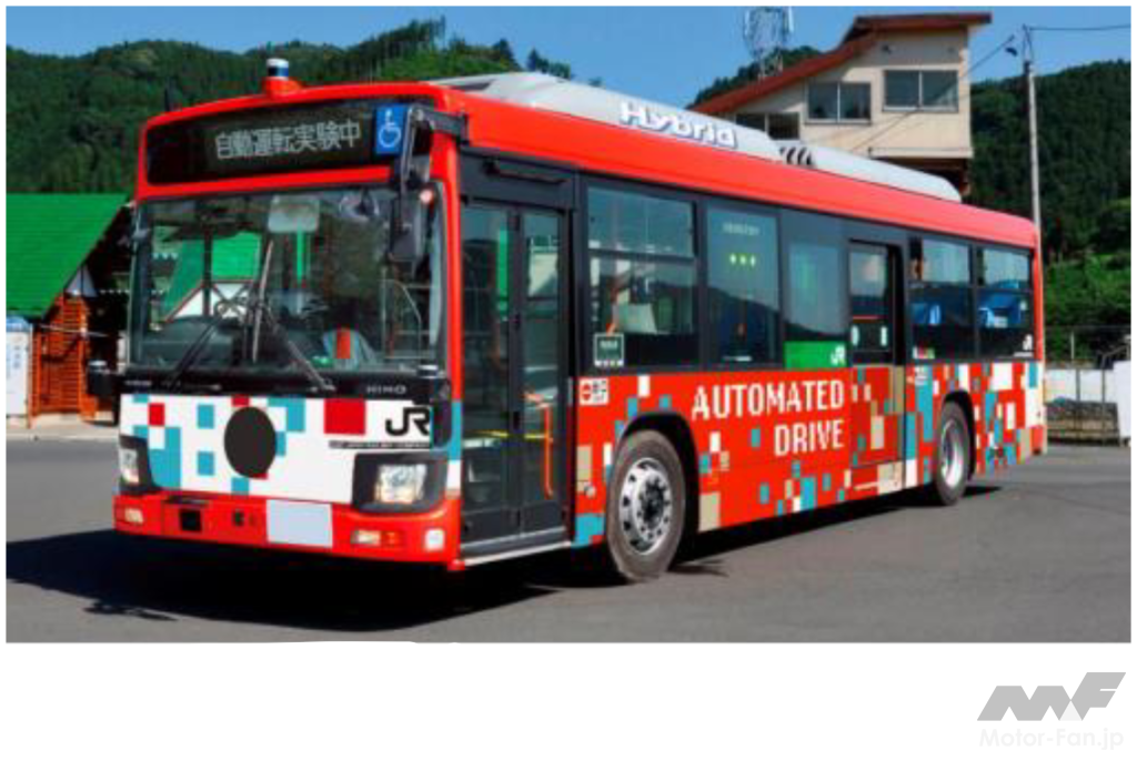 「愛知製鋼が開発する自車位置推定技術「GMPS」をJR東日本気仙沼線BRTにおいて実用化される自動運転バスが導入」の3枚目の画像