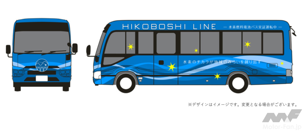 「2023年夏に開業予定のBRTひこぼしラインにてトヨタ燃料電池小型バスの実証運転実施に福岡県、CJPT、JR九州が合意」の1枚目の画像