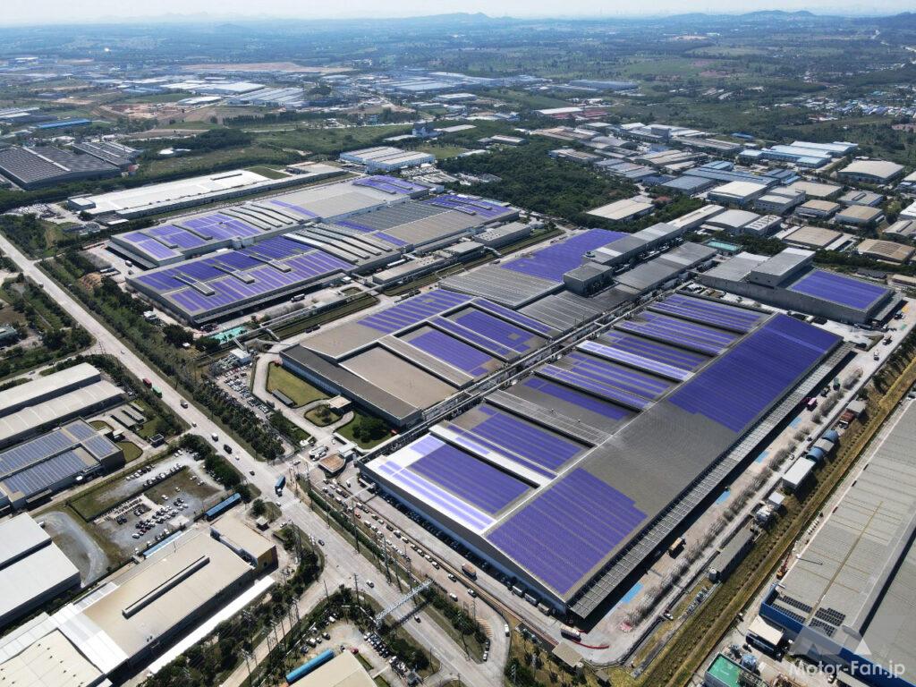 「住友ゴムがタイのタイヤ工場における電力をゼロカーボン化。世界最大の太陽光発電設備を設置」の1枚目の画像