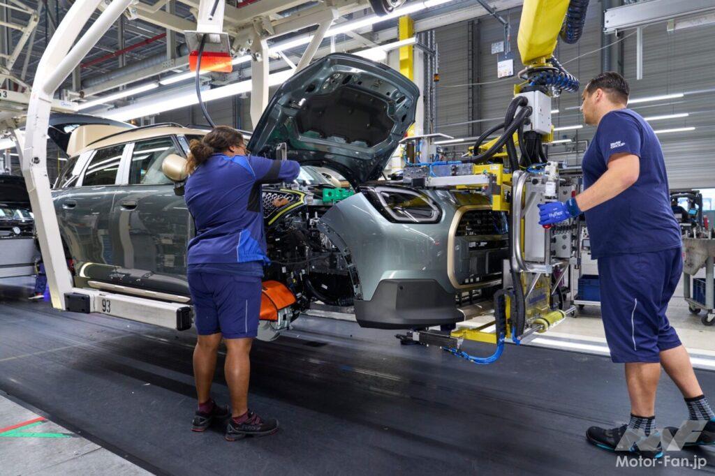 「新型MINIカントリーマンが、BMW・ライプツィヒ工場にて製造開始。電動車の製造能力を高めた同工場にて3種のパワートレインを搭載」の21枚目の画像