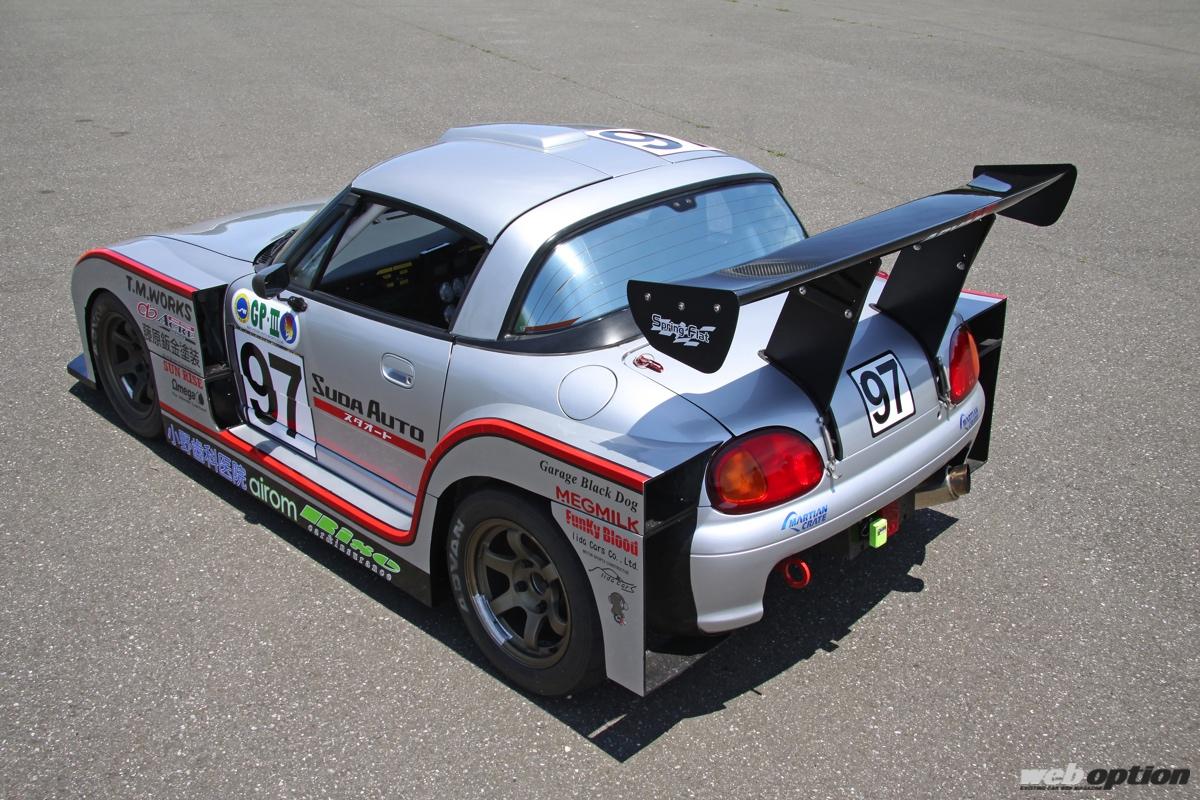 カプチーノを自作スーパーgt風ワイドボディで武装 中身は超エコな耐久レース仕様 画像ギャラリー 8枚目 全12枚 Web Option ウェブ オプション