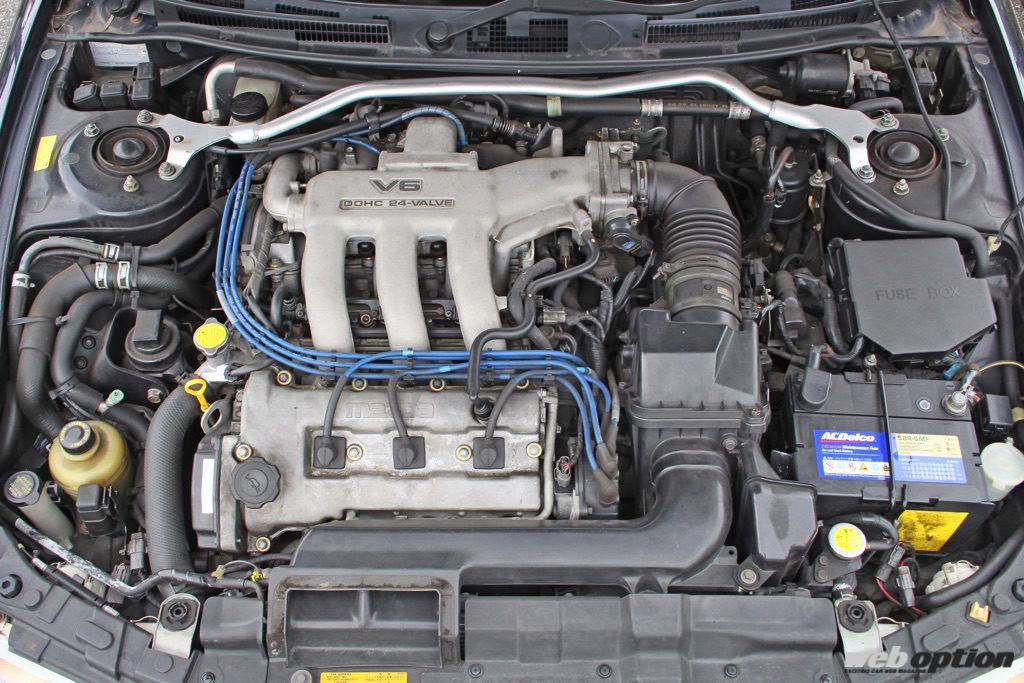 「「これがユーノス全盛期の基幹車だ！」V6エンジンを5速MTで操るユーノス500の魔力」の6枚目の画像