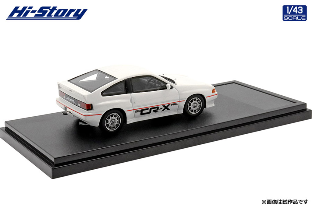 「「無限マニアは見逃すな！」CR-X PRO仕様が1/43スケールのミニカーで登場」の8枚目の画像