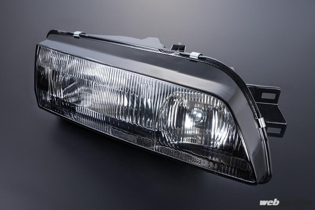 「「日産純正品と徹底比較！」ガレージアクティブ製の復刻版R32用N1ヘッドライトの全貌」の1枚目の画像