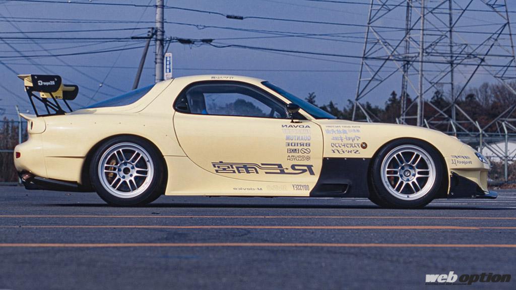 ベースは本物のGTマシン！」RE雨宮の技術力が注ぎ込まれたRX-7、筑波に