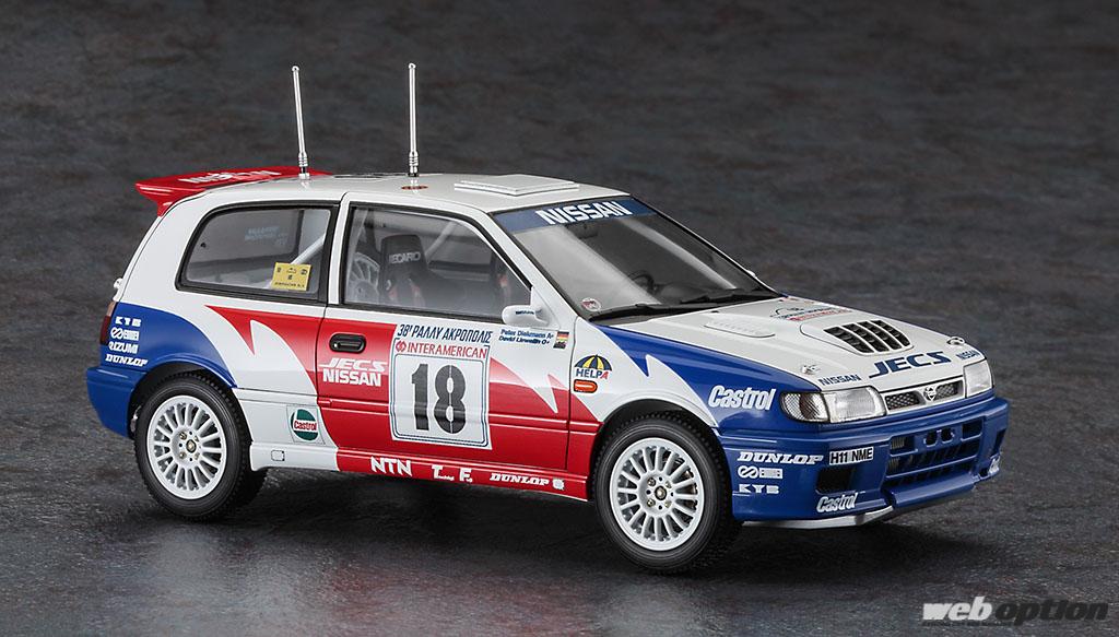 「「リアルさを徹底追求！」1991年WRC仕様パルサーGTI-Rが1/24スケールでプラモデル化」の1枚目の画像