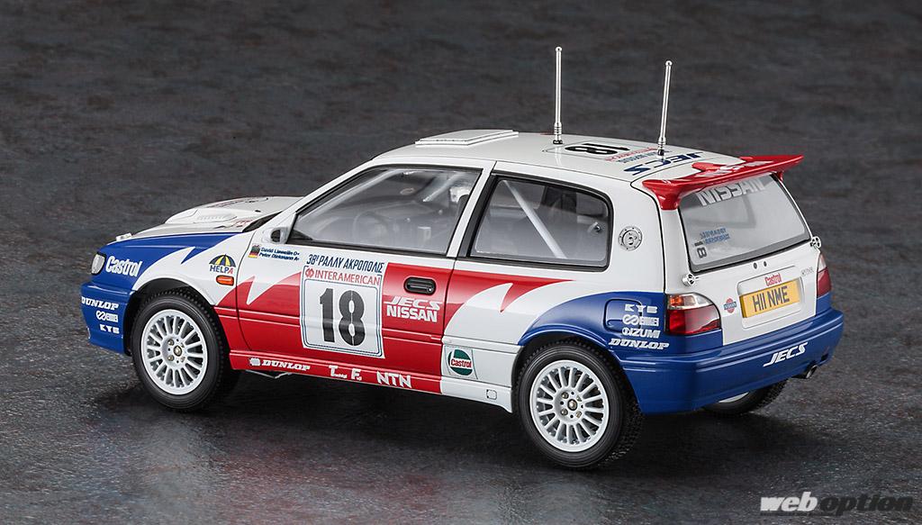「「リアルさを徹底追求！」1991年WRC仕様パルサーGTI-Rが1/24スケールでプラモデル化」の2枚目の画像