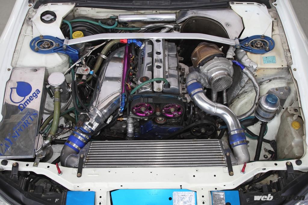 「「S15シルビアにトヨタ直4エンジンを換装!?」想定外すぎる魔改造サーキット仕様に迫る」の4枚目の画像