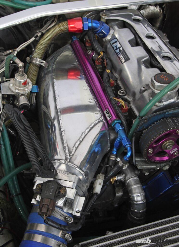 「「S15シルビアにトヨタ直4エンジンを換装!?」想定外すぎる魔改造サーキット仕様に迫る」の10枚目の画像