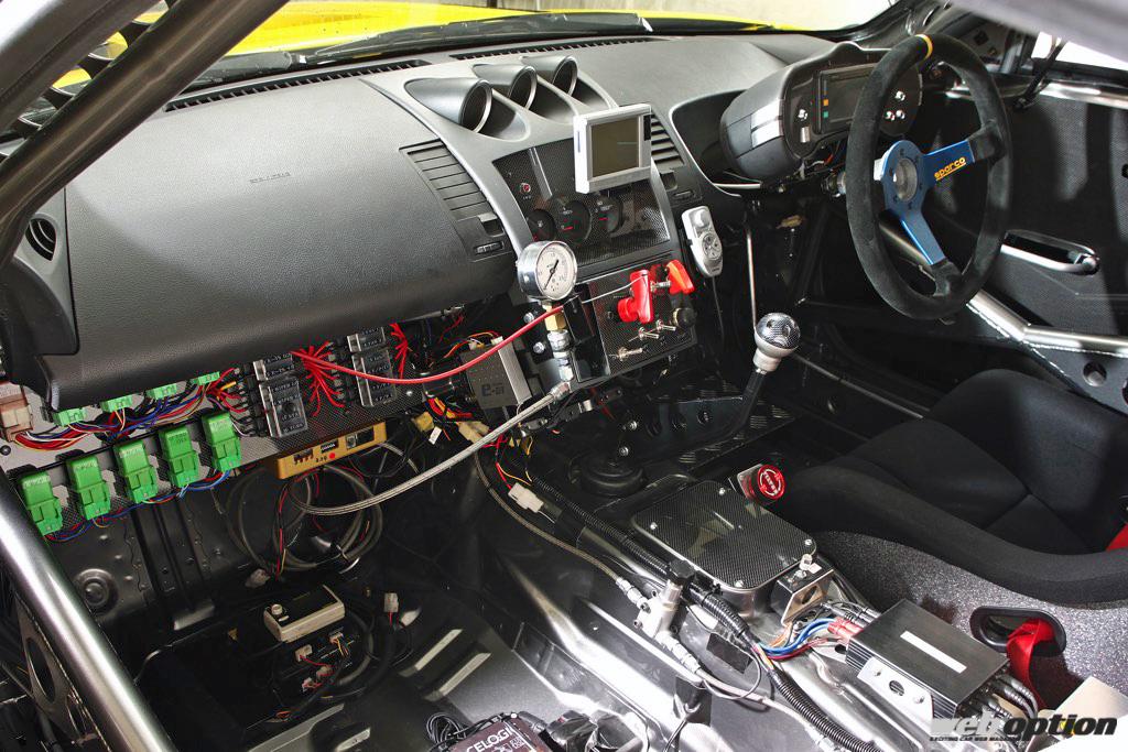 「「アテーサ4WD仕様のZ33サーキットスペック、見参」美しすぎるツインターボの心臓部も必見だ！」の13枚目の画像
