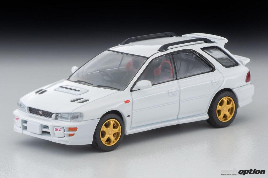 「「後期型を忠実に再現！」インプレッサピュアスポーツワゴンWRX STバージョンVの新作トミカ登場」の1枚目の画像