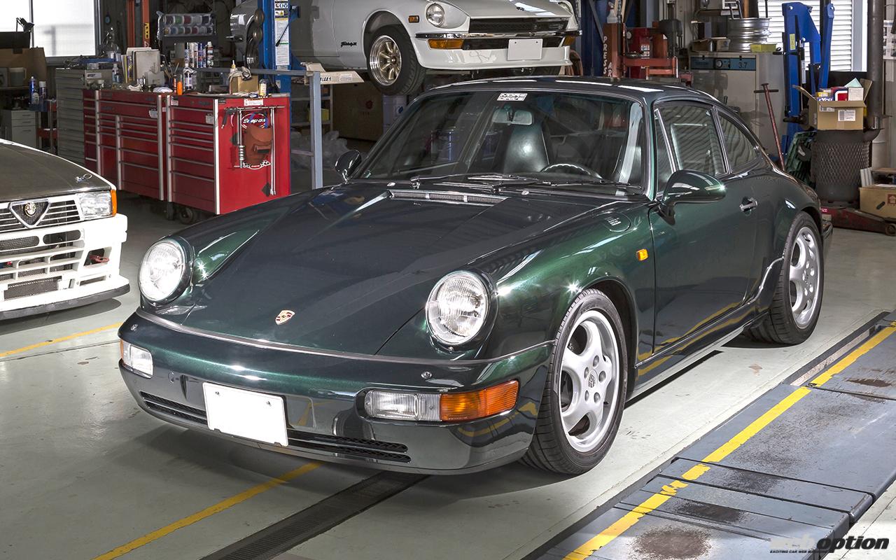 高騰中の964型ポルシェ911カレラ2をイジる！」見た目ノーマルだけど中身は快適な350馬力のNAハイレスポンス仕様!! ｜ web  option(ウェブ オプション)