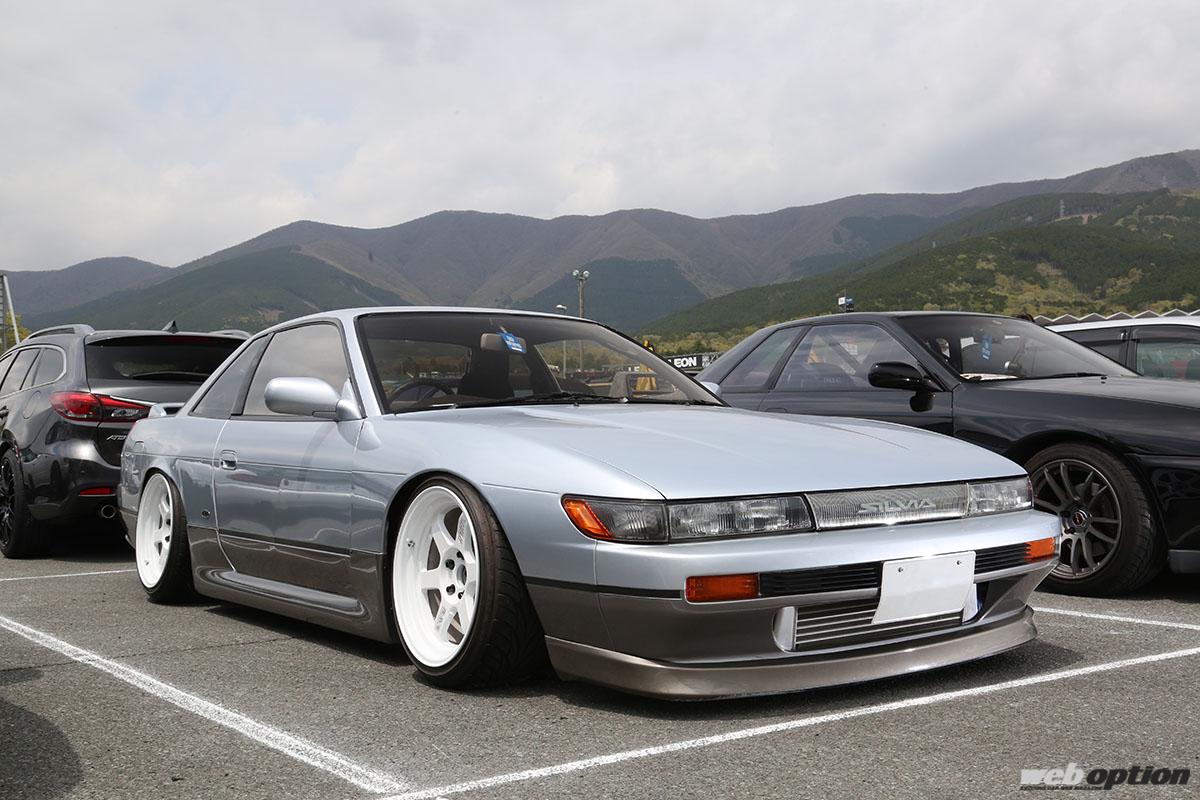 このS13シルビアは渋すぎる・・・」絶品のシンプルボディにTE37V限定