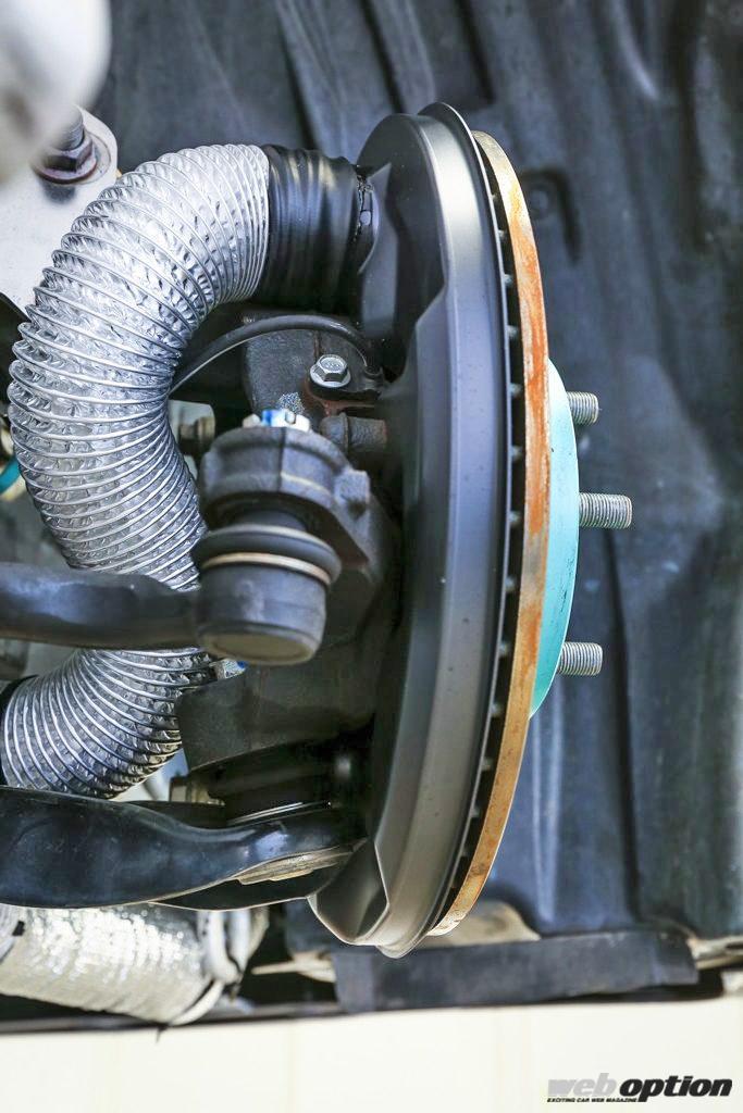 「「先代86＆BRZオーナー必見のブレーキ冷却パーツ！」テストでは最大70度のブレーキ温度降下を確認!?」の9枚目の画像