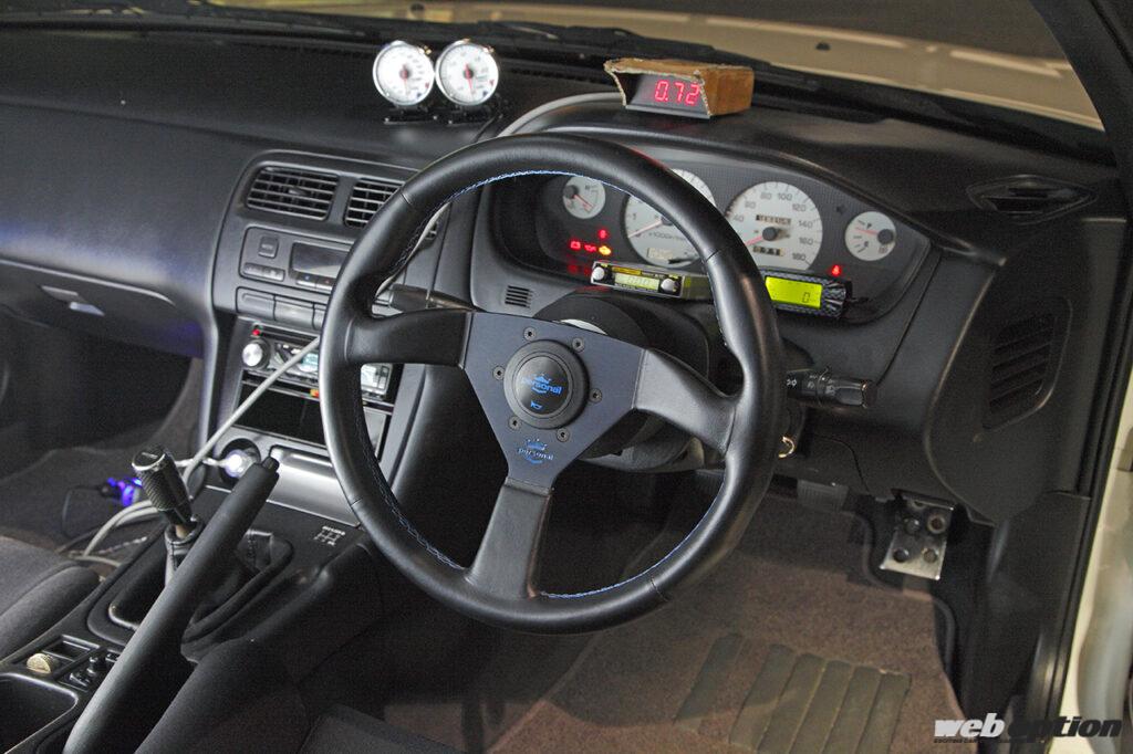 「「S14シルビアが最高速に挑む！」お手軽ポン付けターボ仕様の限界値とは!?」の5枚目の画像