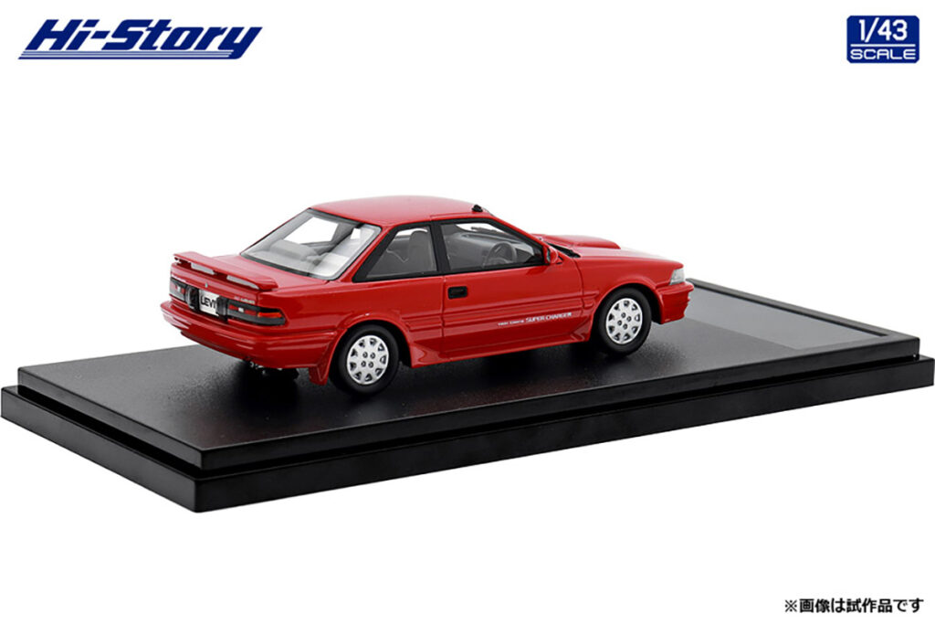 「「インターアライドらしいマニアックさ炸裂！」AE92レビンGT-Zの1/43スケールモデル登場」の10枚目の画像