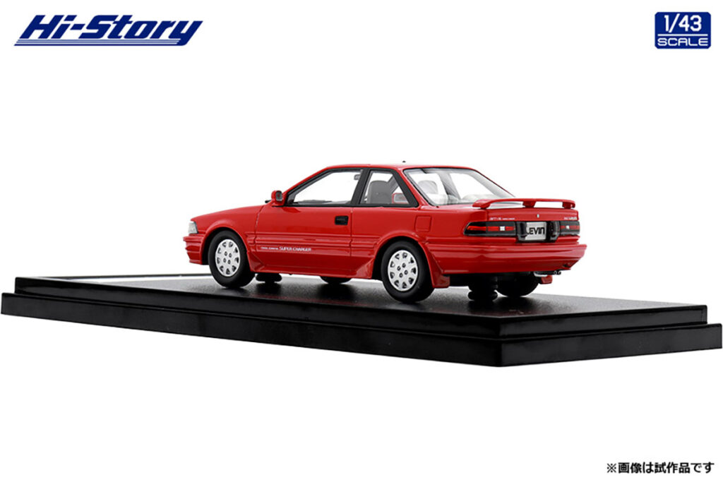 「「インターアライドらしいマニアックさ炸裂！」AE92レビンGT-Zの1/43スケールモデル登場」の12枚目の画像