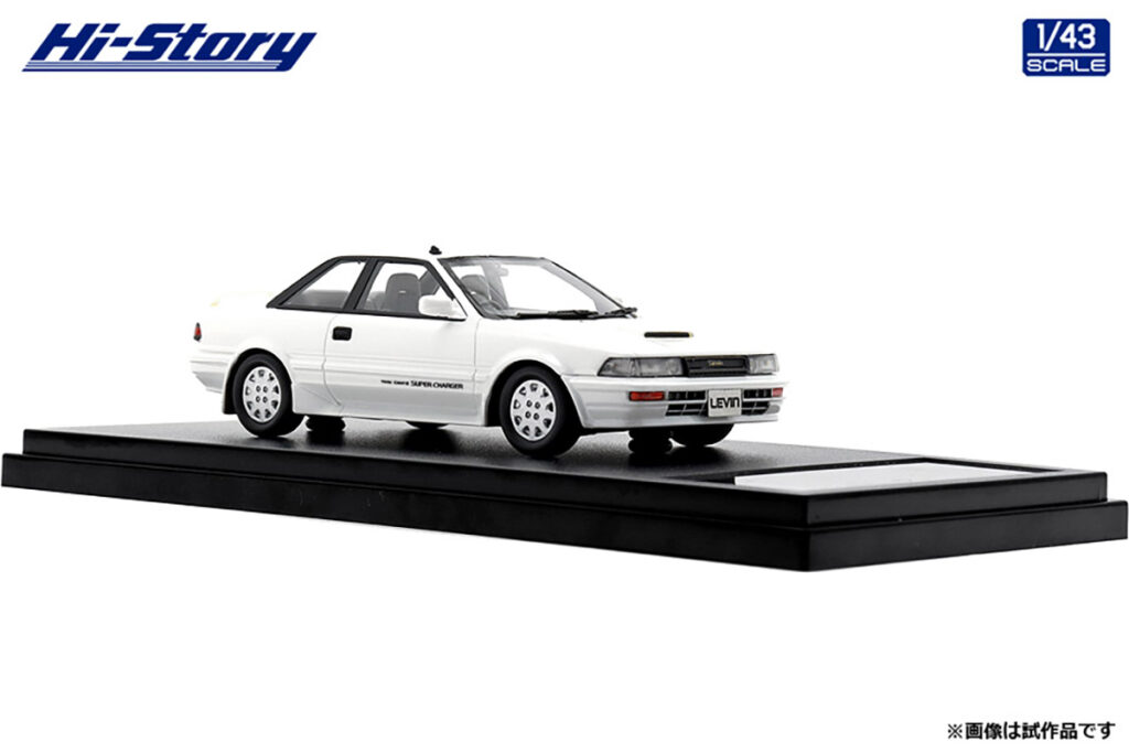 「「インターアライドらしいマニアックさ炸裂！」AE92レビンGT-Zの1/43スケールモデル登場」の15枚目の画像