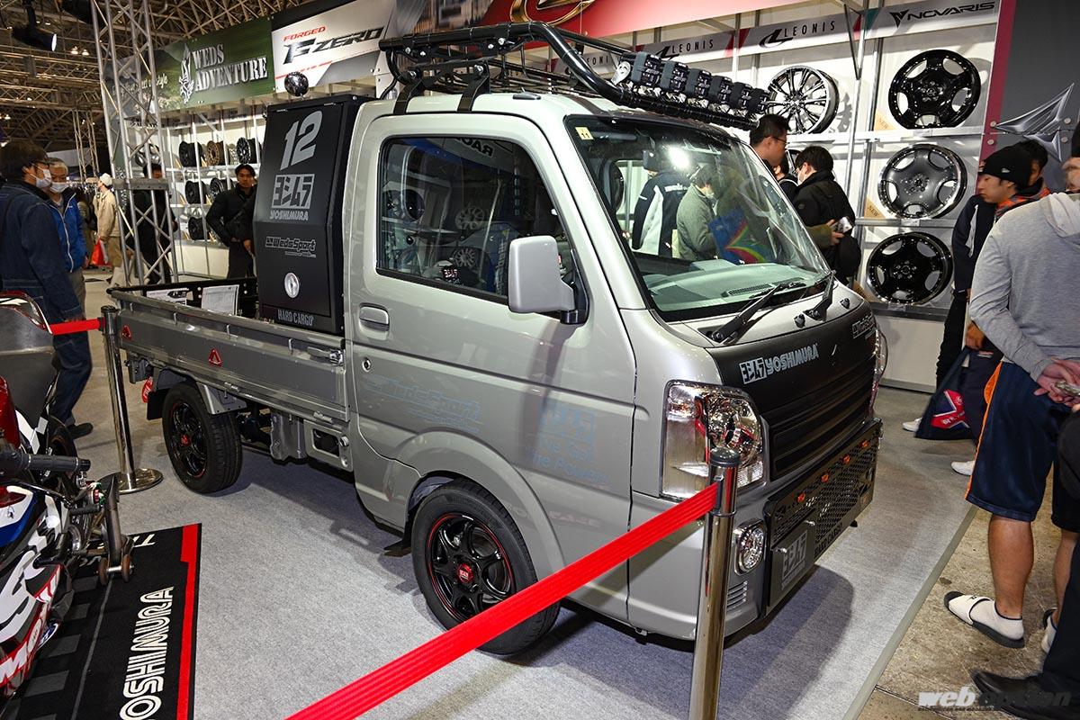 「「ウェッズとヨシムラが電撃コラボ！」軽自動車向けのヨシムラ仕様ホイール誕生【東京オートサロン2024】」の4枚めの画像