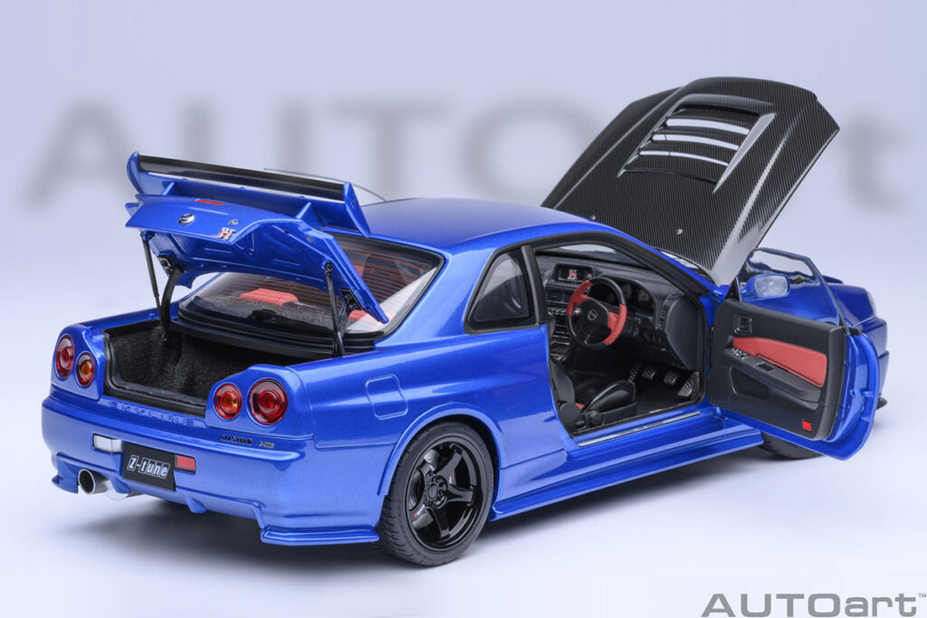 「「これが模型って信じられる!?」伝説のR34スカイラインGT-R『Z-tune』がスケールモデル化！」の8枚目の画像